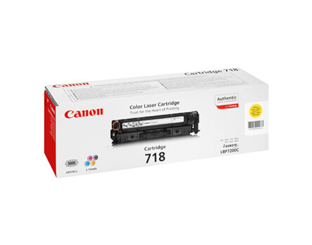 Canon 718, CRG-718, 2659B002 (Žlutý) - originální