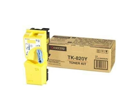Toner Kyocera TK-820Y - originální (Žlutý)