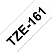 Páska Brother TZ-S161 - originální (Černý tisk/průsvitný podklad)
