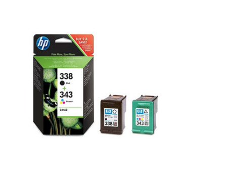 Cartridge Multi Pack HP 338 a 343, SD449E - originální (Černá a barevná)