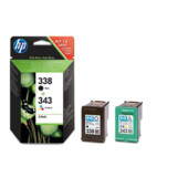 Cartridge Multi Pack HP 338 a 343, SD449E - originální (Černá a barevná)