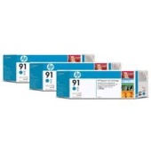 Cartridge Multi pack HP 91, C9483A - originální (3ks, Azurová)