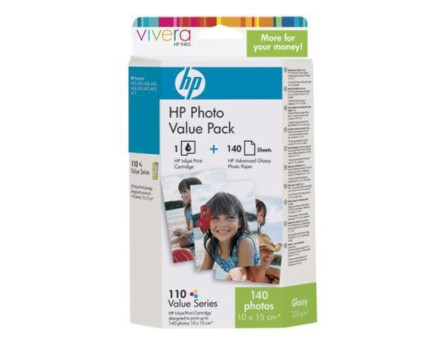  Inkoustová cartridge HP CB304xx + HP Advance Photo Paper, Q8898AE, No. 110, 140