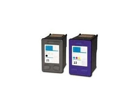 Cartridge HP 21 a HP 22, HP C9351+ HP C9352 (XL) kompatibilní kazeta