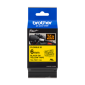 Páska Brother TZ-FX611 - originální (Černý tisk/žlutý podklad)