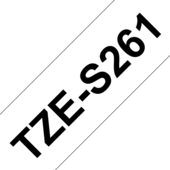Páska Brother TZ-S261 - originální (Černý tisk/bílý podklad)