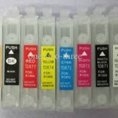 Cartridge Epson T0872 kompatibilní (Azurová)