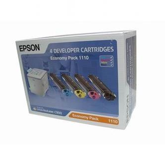 Tonery Náplně Tonerová cartridge Epson C900, černá/modrá/červená/žlutá, C13S051110,4500/1500s,