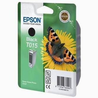 Tonery Náplně Zásobník Epson T015, C13T01540110 (Černý)