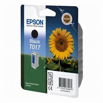 Levně Tonery Náplně Inkoustová cartridge Epson Stylus Color 680, 685, C13T017401, černá, 1*17ml, 600