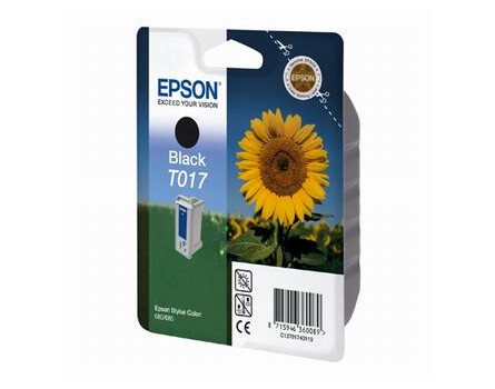  Inkoustová cartridge Epson Stylus Color 680, 685, C13T017401, černá, 1*17ml, 600