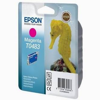 Tonery Náplně Zásobník Epson T0483, C13T04834010 (Purpurový)