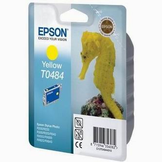 Tonery Náplně Zásobník Epson T0484, C13T04844010 (Žlutý)
