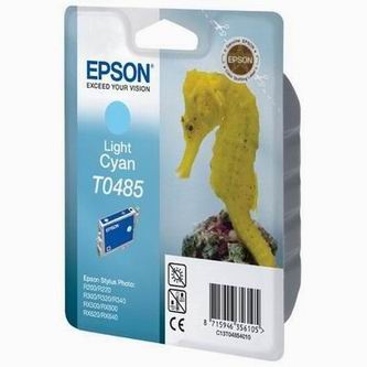 Levně Tonery Náplně Zásobník Epson T0485, C13T04854010 (Světle azurová)