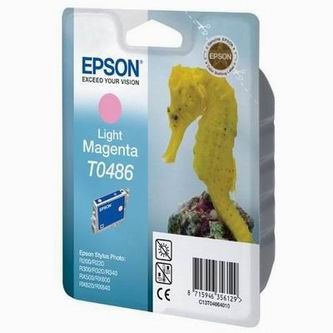 Tonery Náplně Zásobník Epson T0486, C13T04864010 (Světle purpurová)