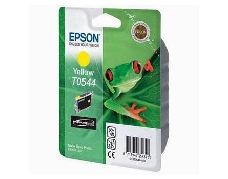  Inkoustová cartridge Epson Stylus Photo R800, R1800, C13T054440, žlutá, 1*13ml,