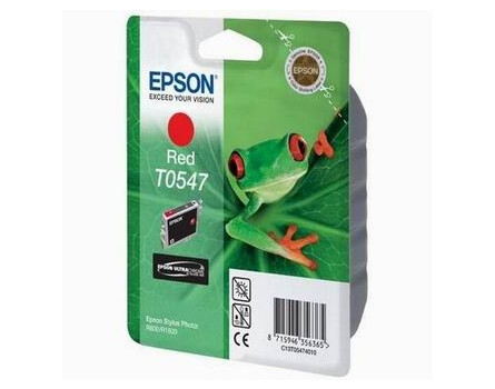  Inkoustová cartridge Epson Stylus Photo R800, R1800, C13T054740, red,1*13ml, 400