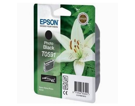  Inkoustová cartridge Epson Stylus Photo R2400, C13T059140, photo černá, 1*13ml,