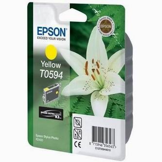 Tonery Náplně Inkoustová cartridge Epson Stylus Photo R2400, C13T059440, 1*13ml (žlutá)