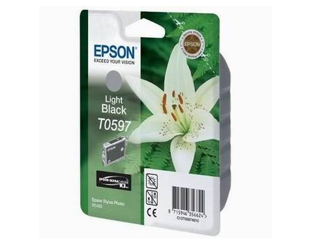  Inkoustová cartridge Epson Stylus Photo R2400, C13T059740, světle černá, 1*13ml,