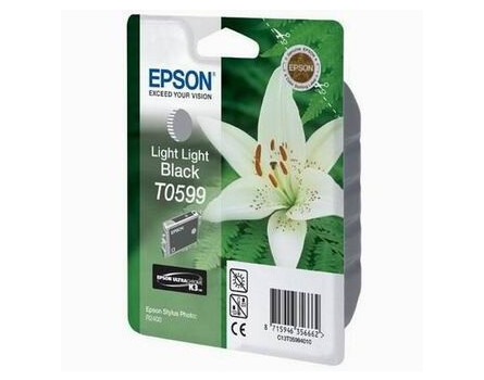  Inkoustová cartridge Epson Stylus Photo R2400, C13T059940, světle světle černá,
