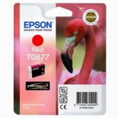  Inkoustová cartridge Epson Stylus Photo R1900, C13T08734010, červená,1*11,4ml, O