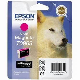 Tonery Náplně Inkoustová cartridge Epson Stylus Photo R2880, C13T09634010, červená,1*13ml, O