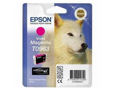  Inkoustová cartridge Epson Stylus Photo R2880, C13T09634010, červená,1*13ml, O