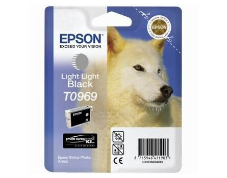  Inkoustová cartridge Epson Stylus Photo R2880, C13T09694010, světle světle černá