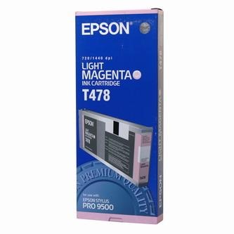 Tonery Náplně Zásobník Epson T478, C13T478011 (Světle purpurová)