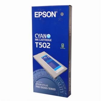 Tonery Náplně Zásobník Epson T502, C13T50201 (Azurová)