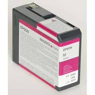 Tonery Náplně Inkoustová cartridge Epson Stylus Pro 3800, C13T580300, magenta, 80ml, O