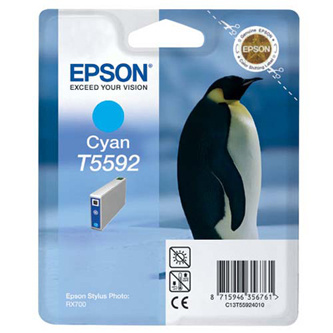 Tonery Náplně Zásobník Epson T5592, C13T55924010 (Azurová)