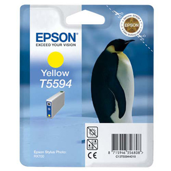 Tonery Náplně Zásobník Epson T5594, C13T55944010 (Žlutý)