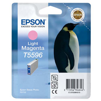 Tonery Náplně Zásobník Epson T5596, C13T55964010 (Světle purpurová)