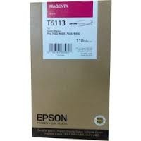 Tonery Náplně Zásobník Epson T6113, C13T611300 (Purpurový)