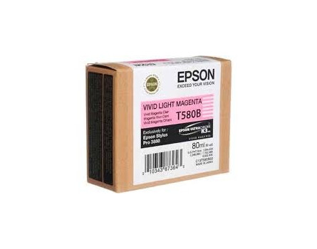 Inkoustová cartridge Epson Stylus Pro 3800, C13T580B00, vivid light magenta, 80ml