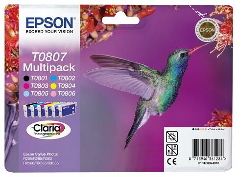 Epson T0807, C13T08074011, multipack