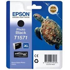 Levně Tonery Náplně Zásobník Epson T1571, C13T15714010 (Foto černá)