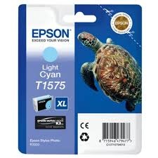 Tonery Náplně Zásobník Epson T1575, C13T15754010 (Světle azurový)