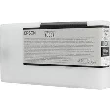 Tonery Náplně Zásobník Epson T6531, C13T653100 (Černý foto)