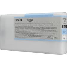 Tonery Náplně Zásobník Epson T6535, C13T653500 (Světle azurový)