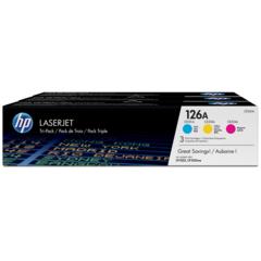 Toner HP 126A, HP CF341A - originální (Azurová, purpurová, žlutá) multipack