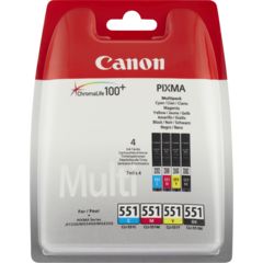 Cartridge Canon CLI-551 C/M/Y/BK, 6509B009 Multi-Pack - originální