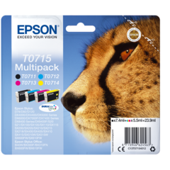 Sada všech barev Epson T0715, C13T07154012 originální