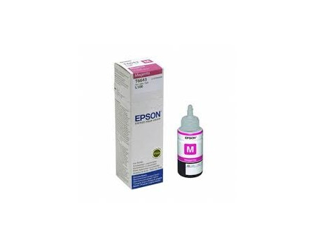 Epson T6643, C13T66434A - originální, láhev s inkoustem (Purpurová)