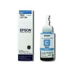 Levně Epson T6642 Cyan ink container 70ml pro L100/200 (C13T66424A)