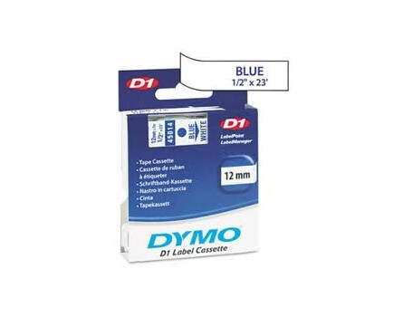 Páska Dymo 45014 (Modrý tisk/bílý podklad)