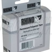 Páska Dymo 18482 (Černý tisk/bílý podklad) RHINO - Polyesterová
