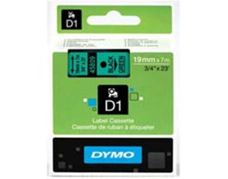 Páska Dymo 45809 (Černý tisk/zelený podklad)
